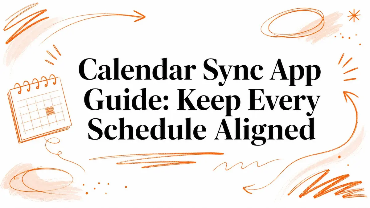 Guía de aplicaciones de sincronización de calendarios: mantenga todos sus horarios alineados
