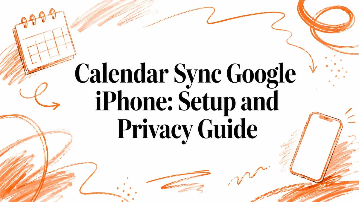 Sincronização de Calendário Google iPhone: Guia de Configuração e Privacidade