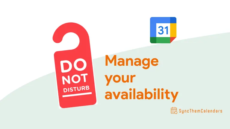 Disponibilidad en Google Calendar (2026): Configúrala correctamente