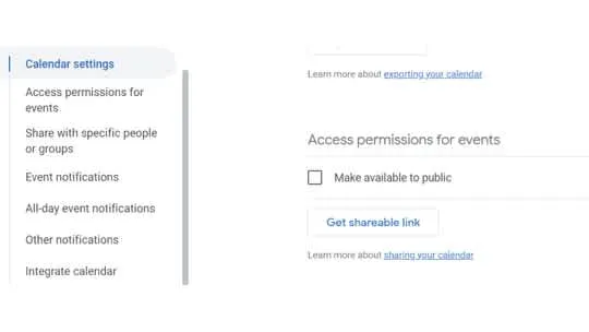 Tres formas de compartir con Google Calendar