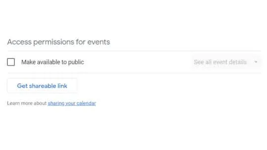 Haz público tu calendario con Google Calendar