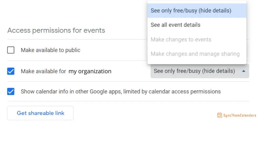 Mi Google Calendar en mi empresa
