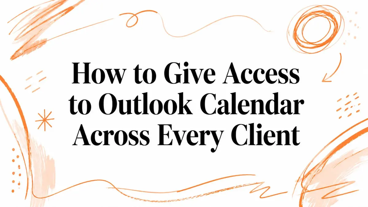 So erteilen Sie Zugriff auf den Outlook-Kalender über alle Clients hinweg