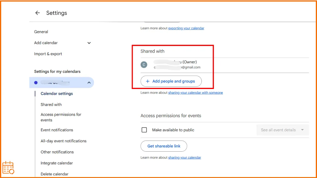Cómo compartir Google Calendar (Guía 2026)