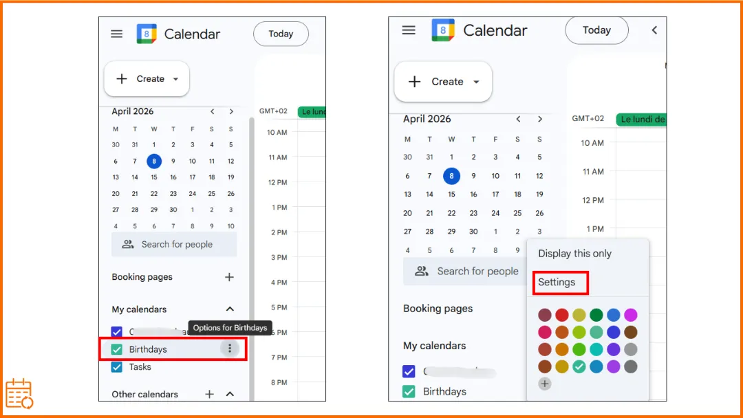 Cómo compartir Google Calendar (Guía 2026)