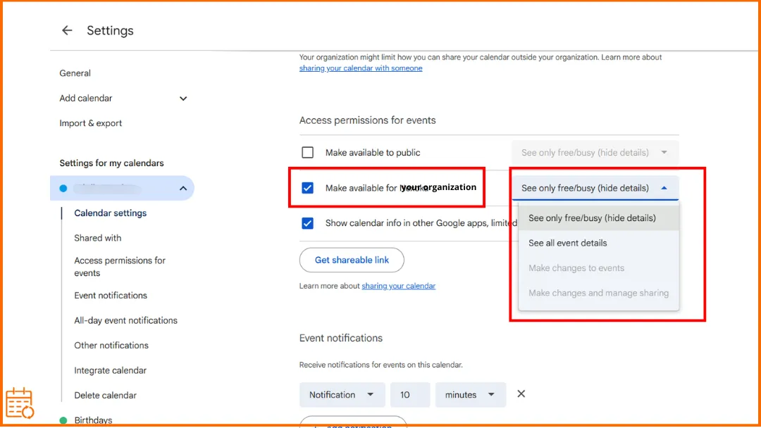 Cómo compartir Google Calendar (Guía 2026)