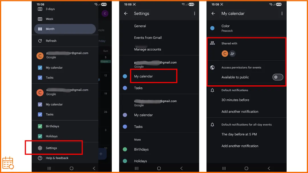 Cómo compartir Google Calendar (Guía 2026)