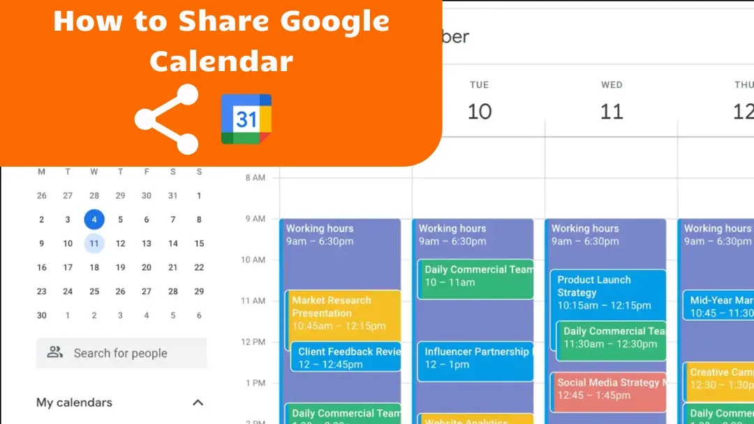 Cómo compartir Google Calendar (Guía 2026)