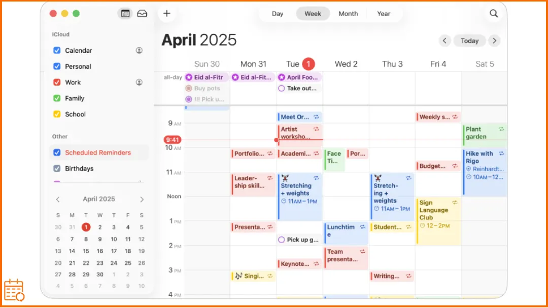 Cómo sincronizar Google Calendar con Apple Calendar (2026)