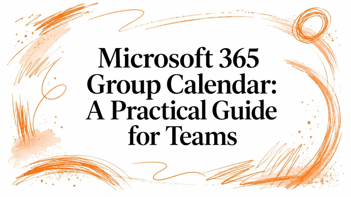 Titelbild für einen SyncThemCalendars Artikel über die Nutzung von Microsoft 365 Group Calendar für Teams.