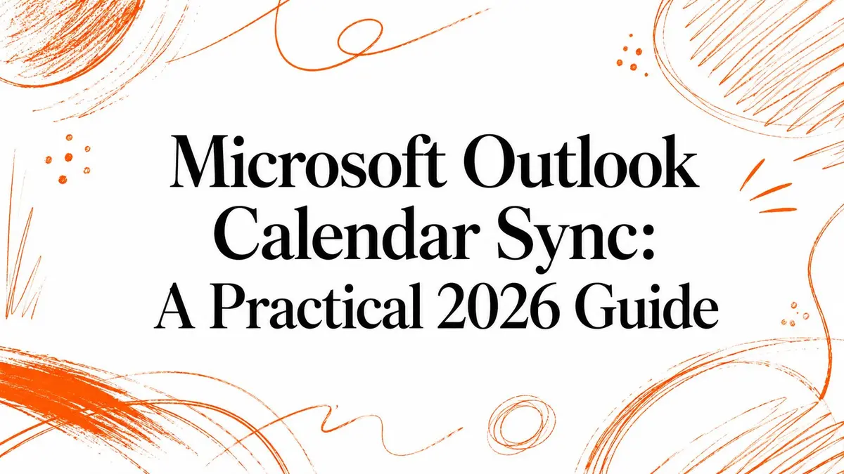 Sincronización del calendario de Microsoft Outlook: Una guía práctica para 2026