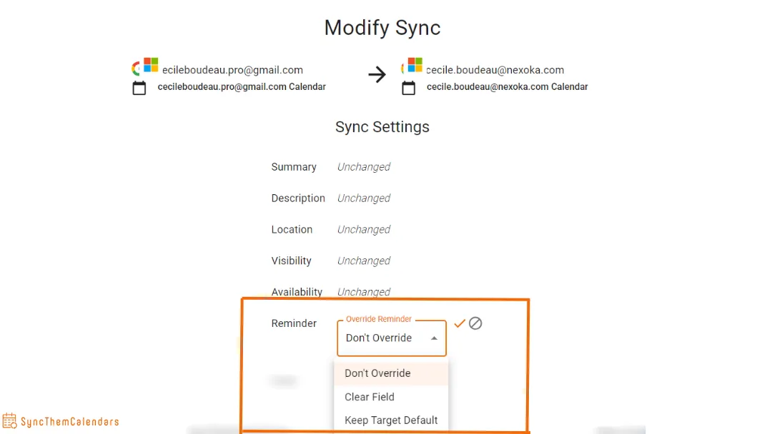 gestionar recordatorios para múltiples calendarios de outlook