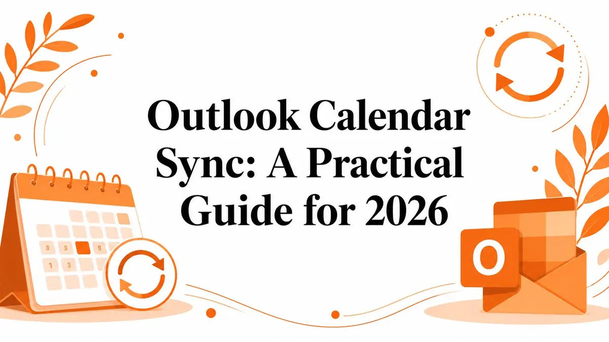 Outlook-Kalendersynchronisierung: Ein praktischer Leitfaden für 2026