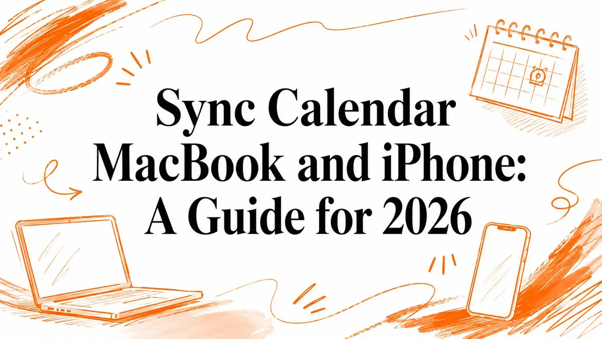 Kalender zwischen MacBook und iPhone synchronisieren: Ein Leitfaden für 2026